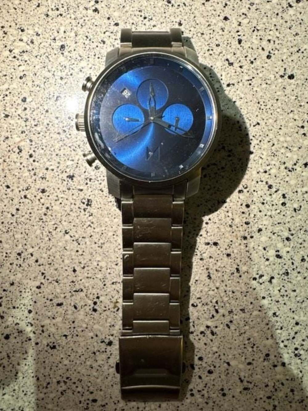 MVMT Chrono Midnight Silver MC01-SBLU Men's Stainless Steel Watch